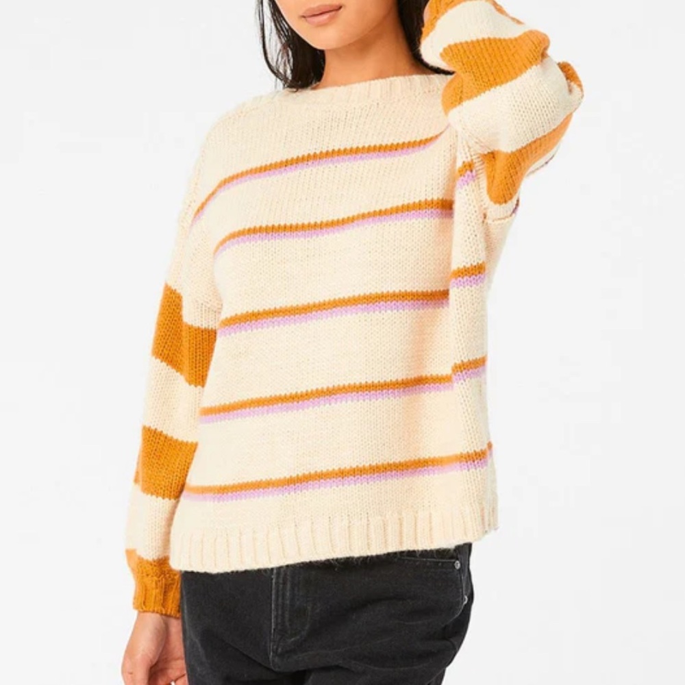 Rip Curl Sunday Crew Thick Stripe Sweater